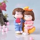 PREMIUM PARTY SHOP Moon Couple Miniature Decorative Showpiece (1 Set)