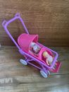 Barbie  Baby Krissy Doll & Stroller #lot6