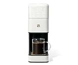 Beautiful Perfect Grind Programmable Single Serve Coffee Maker by Drew Barrymore (White)