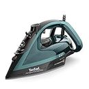 Tefal Ultragliss Plus Steam Iron, 2800W, 50g/min Steam Output, 260g/min Steam Boost, Exceptional Glide, Safety Auto-Off, FV6848, Black & Turquoise