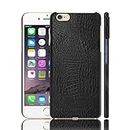 Case Creation for iPhone 6S Crocodile Leather Pattern Phone Case, Luxury Business Style PU Texture Premium Cover Fashion Alligator Skin Natural Feel Hard Back Cover case for Apple iPhone 6S
