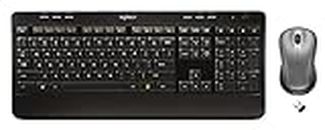 Logitech MK520 Wireless Keyboard and Mouse Combo — Keyboard and Mouse, Long Battery Life, Secure 2.4GHz Connectivity
