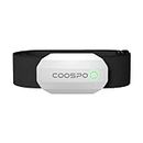 COOSPO H808S Brustgurt Pulsmesser ANT+/Bluetooth, Premium Herzfrequenzmesser Pulsgurt Sensor HRM-Messung Pulsgurt IP67 Wasserdichter, Kompatibel mit Polar, Elite HRV, Wahoo, Garmin, Zwift, Strava