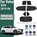 For Volvo XC60 2018-2023 2024 XC 60 Magnetic Car Sunshade Shield Front Windshield Frame Curtain Rear