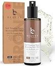 Beauty By Earth Self Tanner Face Mist - Face Tanner Made with Natural & Organic Ingredients for Fake Tan, Sunless Tanning Spray For Face Tan with Hyaluronic Acid, Autobronzant Visage