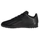 adidas X Crazyfast.4 Turf Boots, Zapatos de fútbol (césped), Core Black/Core Black/Core Black, 38 2/3 EU