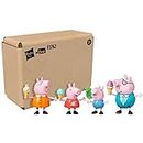 Peppa Pig Peppa's Adventures Peppa's Family Ice Cream Fun Figure 4-Pack Toy, 4 Family Figures with Frozen Treats, Ages 3 and Up
