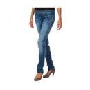 Lange Jeanshose mit schmal geschnittenem Saum 10DBF0322 woman