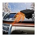 12V 150W Car Heater, Portable Windshield Defroster Fans, 360° Rotatable 2 in 1 Heating & Cooling, Fast Defogger with Plug in Cigarette Lighter, Winter Accessories for SUV, Truck, RV, Van