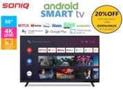 SONIQ 50" 4K UHD Android Smart LED LCD TV Google Assist Netflix WiFi G50UW40A