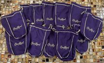 Lot of 12 Crown Royal Purple Drawstring Bags~750ml~New!