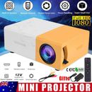 Mini Projector LED 1080P Home Cinema Portable Pocket Projector Party Theater AU