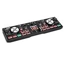Numark DJ2GO2 Touch - Compact 2 Deck USB DJ Controller For Serato DJ with a Mixer, Crossfader, Audio Interface and Touch Capacitive Jog Wheels Black Small