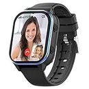 SEVGTAR Smartwatch GPS 4G con Videochiamata, Smart Watch Con Immagini e Messaggi Vocali, Orologio Intelligente Contapassi Calorie Musica WIF Bluetooth SOS, Adatto a Bambini Sopra i 5 Anni, Nero