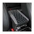 Car Center Console Cushion Pad, Universal Leather Waterproof Armrest Seat Box Cover Protector,Comfortable Car Decor Accessories Fit for Most Cars, Vehicles, SUVs (Gray)