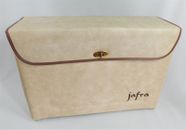 Vintage JAFRA Cosmetics and Skin Care Tan Vinyl Sales Rep Product Case