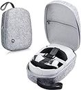 PSS Storage Bag Case for Meta Quest 2 Oculus Quest 2 Travel Bag,Hard Carrying Case Carrying Bag Compatible with Oculus Quest 2 Storing VR Gaming Headset and Touch Controllers Accessories (Gray)