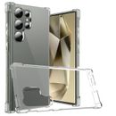 For Samsung Galaxy S24 S23 S22 S21 S20 FE Ultra Plus Clear Case Shockproof Cover