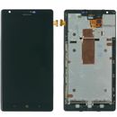Nokia Lumia 1520 LCD Display Touch Screen Glass Frame Black Burnished
