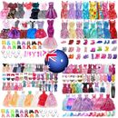Lot Items For Barbie Doll Clothes Accessories Bundle Dresses Shoes Set Girls Toy