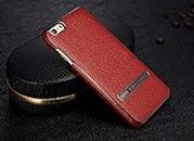G CASE Luxury Leather Back Case Cover with Metal Stand for iPhone 6 - Royal Maroon