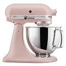KitchenAid Artisan Series 5 Quart Tilt Head Stand Mixer with Pouring Shield KSM150PS, Feather Pink