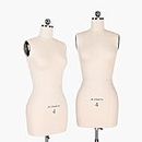 JKCrafts Professional Dress Form Mannequin - Sewing Mannequin - Budget Female Size 6