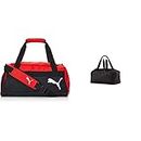 Puma ‎Teamgoal 23 Teambag S - Borsa sportiva, Unisex, Rosso/Nero, OSFA (‎46 x 24 x 23 cm) & Fundamentals Sports Bag Borsone, Unisex Adulto, Nero (Black), Xs (40 X 21 X 22 Cm)