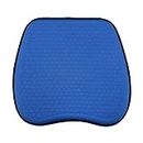 The Ng Art Gel Seat Cushion Relief Tailbone Pressure, Breathable Honeycomb Design Gel Cushion with Washable Non-Slip Back for Office Chair, Car Seat, Wheelchair (Blue)