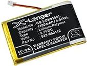 Powery Batterie pour Logitech K830, 3,7V, Li-Polymer [ Batterie pour Accessoires informatiques ]