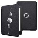 WALNEW Case for 6.8” Kindle Paperwhite 11th Generation 2021- Premium Lightweight PU Leather Book Cover with Auto Wake/Sleep for Kindle Paperwhite 2021 Signature Edition/Kids E-Reader (Lunar Eclipse)