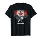 Proud Canadian Flag Canada Goose Tshirt Camiseta