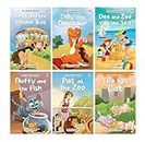 Story Books for Kids - Second Reader (Illustrated) (Set of 6 Books) - Phonic stories - Bedtime Stories - 3 Years to 6 Years Old - Read Aloud to Infants, Toddlers