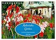 Malerische Gärten - Im Stile des Impressionismus (Tischkalender 2024 DIN A5 quer), CALVENDO Monatskalender: Farbenfrohe Blumen- und Gartenmotive durch das ganze Jahr