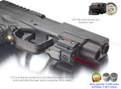 ArmaLaser GTO RED Laser Sight for Compact & Sub Compact Pistols & Guns w/ Rails