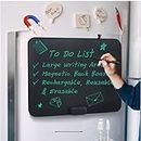 ROYALITA 20-Inch LCD Writing Tablet, Writing Board Note Board for Fridge, Dry-Erase & Sticky Note Alternative for Home & Office, Large Reusable Writing Pad with Built-in Magnets & Instant Erase