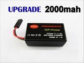 2 x NEW AFTERMARKET BATTERY FOR AR.DRONE 2.0 HELICOPTER QUADRICOPTER 2000MAH