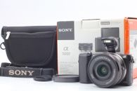 [Casi COMO NUEVO +++] Cámara digital negra Sony Alpha A5000 20,1 MP 16-50 mm lente JAPÓN