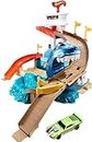 Mattel BGK04 Hot Wheels Color Shifters Sharkport Showdown Trackset, Multi Color