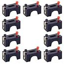 Swpeet 10Pcs Series or Parallel D Battery Holder Kit, Perfect for Physics Laboratory, School Electronic Experimenting, Great for Demos Teaching Basic Principles of Electricity