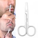 Hair Scissors For Men Beard Mustache Nose Hair Trimmer Care by Utopia HOT