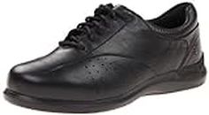 Aravon Women's Farren Oxford Shoes, Black Leather, 9.5 4E Us