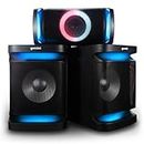 Gemini Sound GSYS-4800 Home Stereo System | 4800W Peak Power | Bluetooth, USB & AUX Connectivity | Multi-Color LED Party Lighting | Digital Inputs for TV Audio | Ideal for Parties & Home Theater