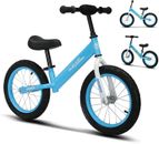 16 inch Balance Bike for 4 5 6 7 8 Year old Boys Girls, Kids No Pedal Bikes with