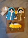 Mud Pie Christmas Nativity Set Finger Puppets NWT 2022 Rare Hard To Find
