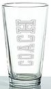 IE Laserware Coach Pub Beer Pint Glass | say Thanks To Coaches with a Present they Can Use | this Classic Glass is Perfect for Men or Women | Display the Title with Pride no Matter What the Sport