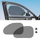 Hirificing 2PCS Car Window Shades for Baby, Side Window Cling Baby Car Seat Sunshade Blocker Protection Your Child from UV Rays and Sun Glare, Blocks Over 98% of Harmful UV Rays (25.3"x14.5" Large)