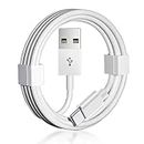 6.6FT Car Carplay Apple Cable for iPhone 15 USB A to USB C Cable for iPhone 15 Pro Max 15 Plus for iPad USB C Cable 10th Gen iPad Pro iPad Air 5th 4th Mini 6th Gen Car Charger Cable Cord Replacement
