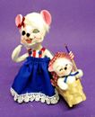 Annalee Doll 6 in. "4th of July Picnic Couple" 2019 Patriotic #260119