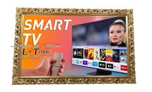 Cornice per Smart Tv A Muro Traforata Barocca Televisore Legno pino Foglia oro T